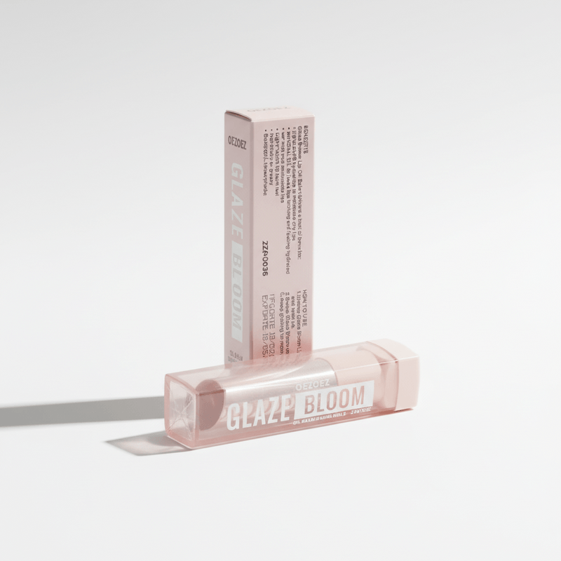 Glossy Hydrating Lip Balm - Elevate Your Lip Care with OEZOEZ Glaze Bloom Oil Balm in Espresso 10 for UAE Beauty - DILMIR