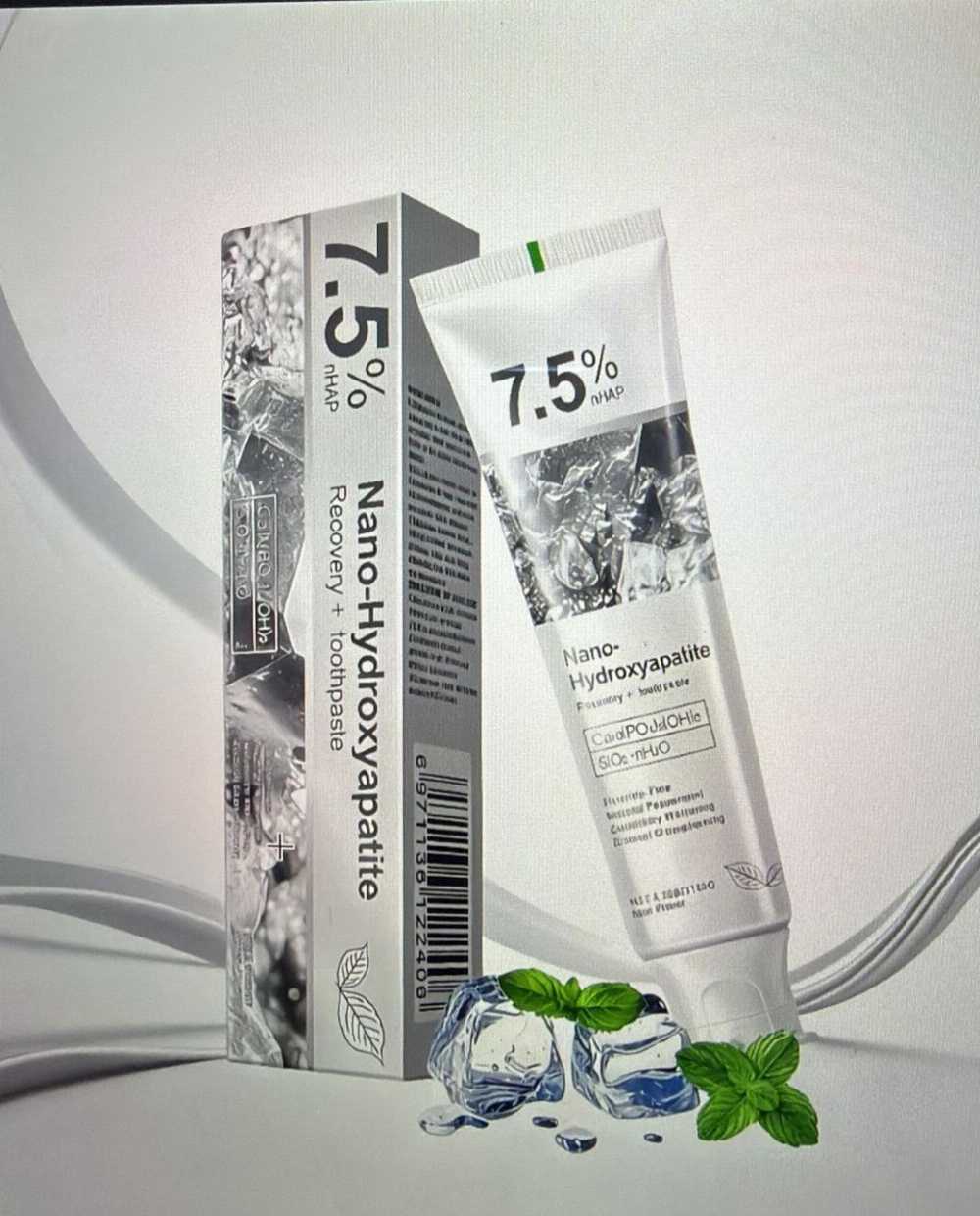 7.5% Nano Hydroxyapatite Fluoride Toothpaste for Teeth Whitening – DILMIR