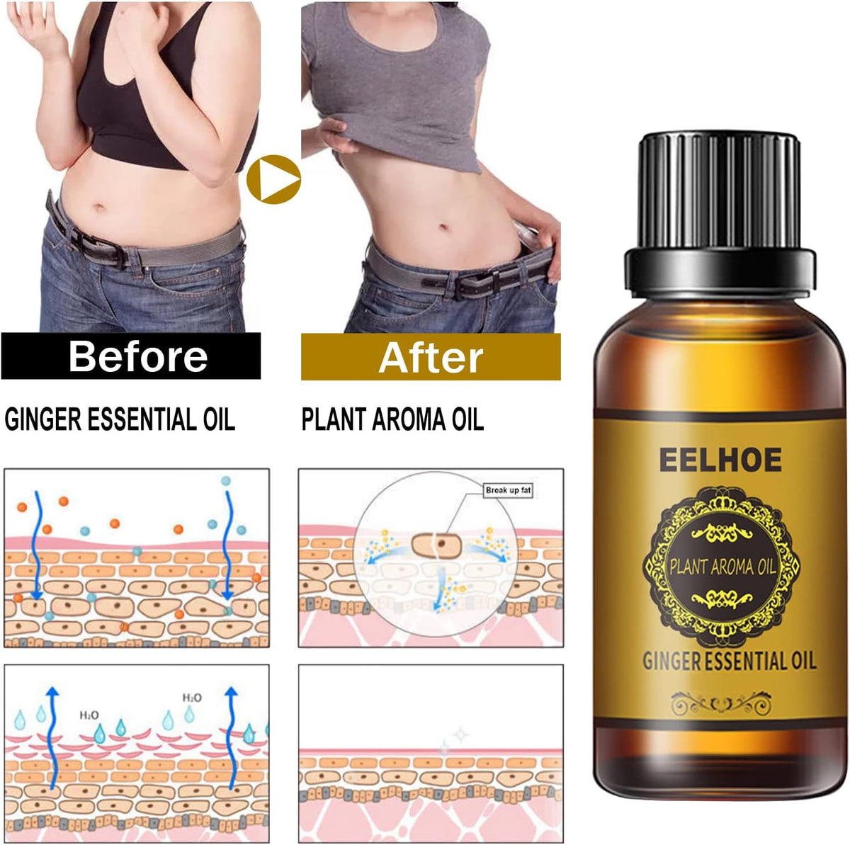EELHOE  Ginger Essential Oil