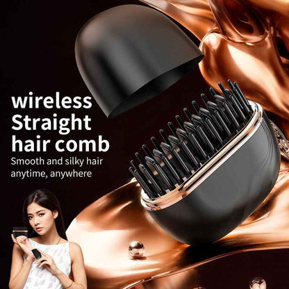 Mini Cordless Hair Straightening Comb
