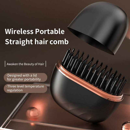 Mini Cordless Hair Straightening Comb
